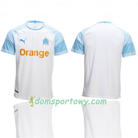 Koszulka Olympique Marsylia Domowe Koszulki Piłkarskie 2018-2019 Krótki Rękaw